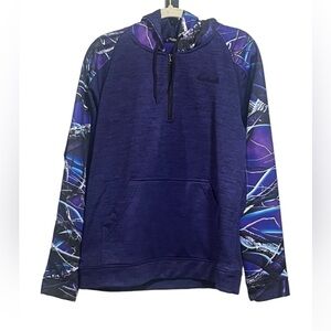 Huntworth Purple Cammo Hoodie Jacket Sz Large